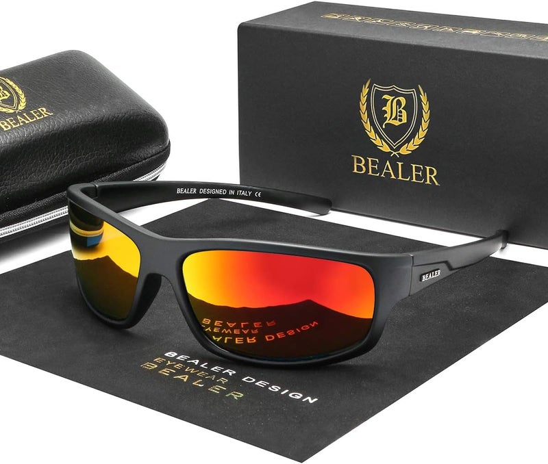 BEALER Store Polarized Sports Sunglasses for Men Lightweight TR90 Frame Sun Glasses Driving Cycling Fishing UV Protection Shades - Image 4